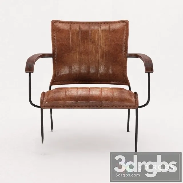Seney Brown Iron Chair 3D Model Download Seney Brown Iron Chair 3D Model Download
