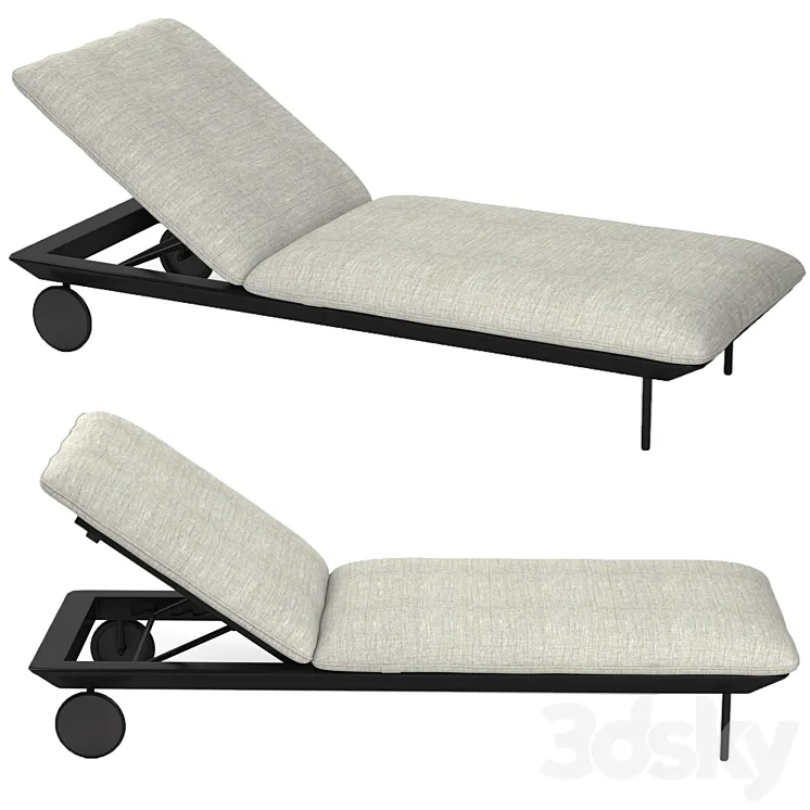 Senja lounger 3D Model Free Download