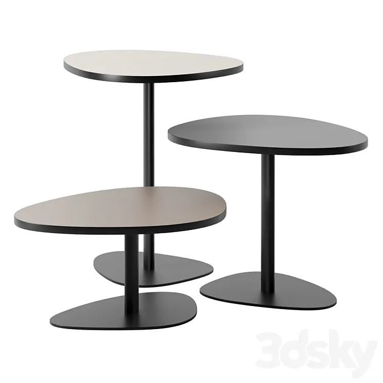 Senses side tables by Bulo 3D Model Free Download Senses side tables by Bulo 3D Model Free Download