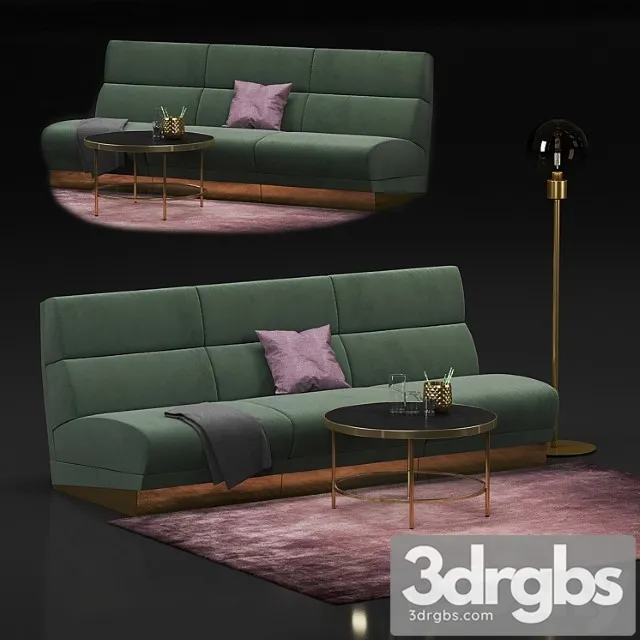 Senza fine sofa 2 3D Model Download
