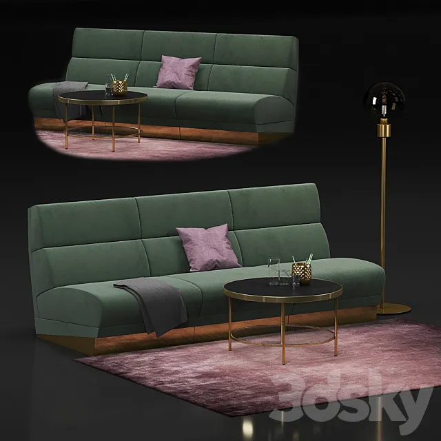 Senza Fine sofa 3DModel Senza Fine sofa 3DModel