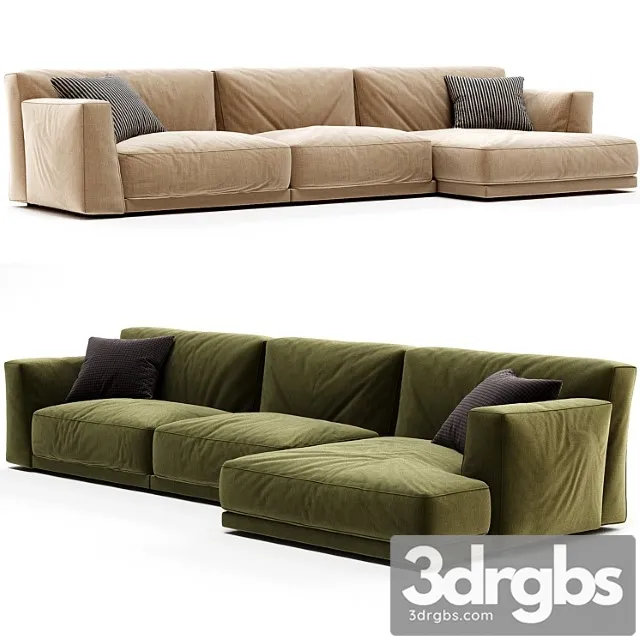 Seoul poliform corner sofa