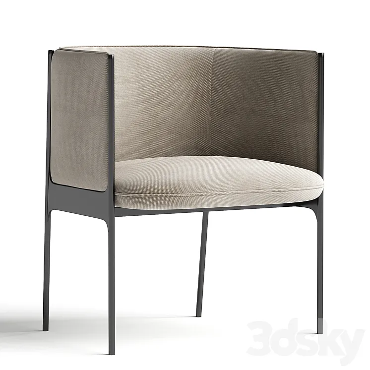 Sepal Dining Chair 3D Model Free Download