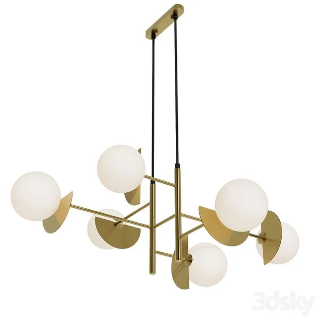 Sepia pendant lamp FR5391PL-06BS 3D Model Sepia pendant lamp FR5391PL-06BS 3D Model