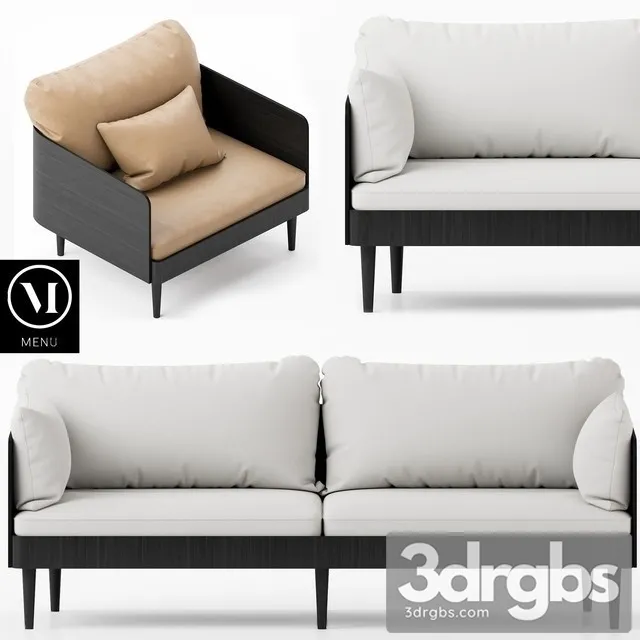 Septembre Nordic Sofa 3D Model Download