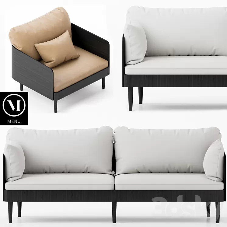 Septembre Sofa by MENU 3D Model Septembre Sofa by MENU 3D Model