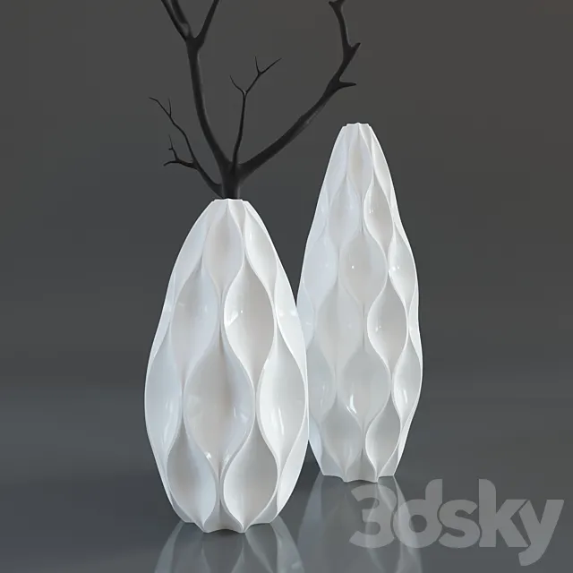 Sequence Vases 3D Model