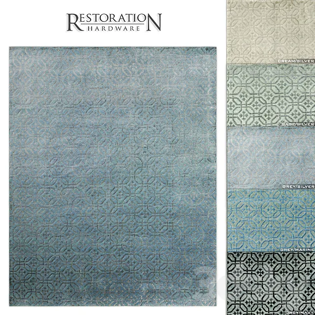 Sera Rug RH 3D Model Sera Rug RH 3D Model