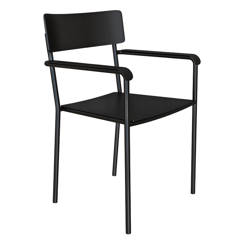 Serax – Armchair S aluminium black August 3D Model