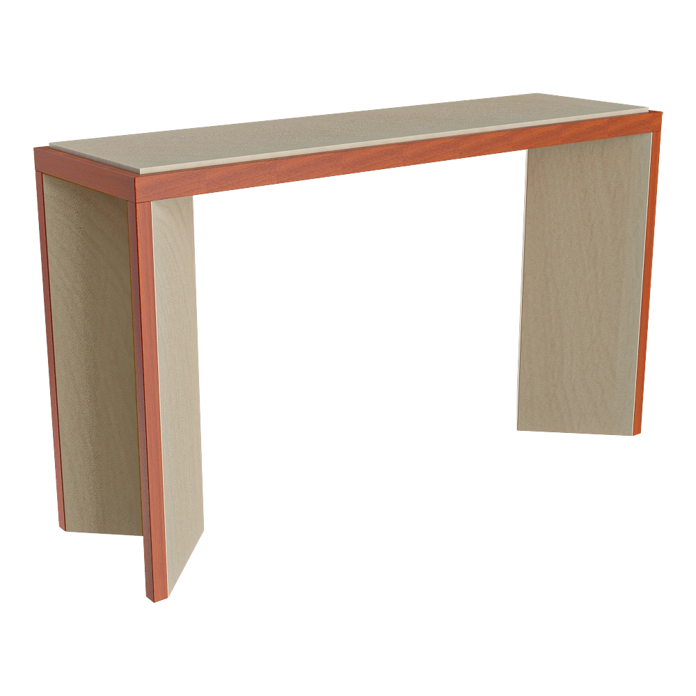 Serax – Console oak cream – orange Kubé 3 3D Model