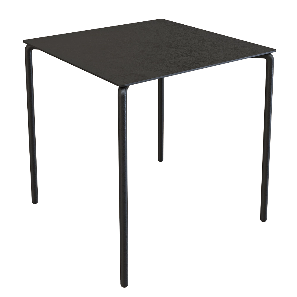 Serax – Dining table aluminium black August 3D Model Serax – Dining table aluminium black August 3D Model