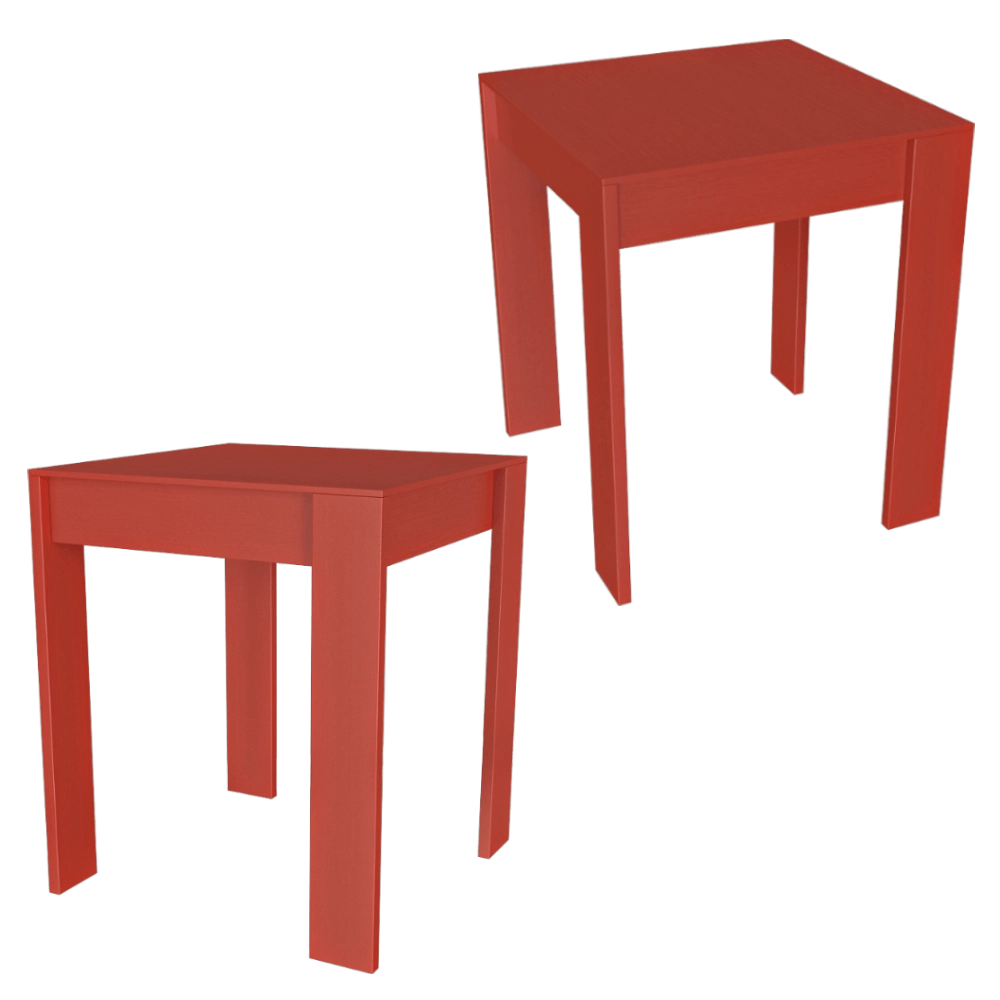 Serax – Side table beech red Malé 3D Model Serax – Side table beech red Malé 3D Model