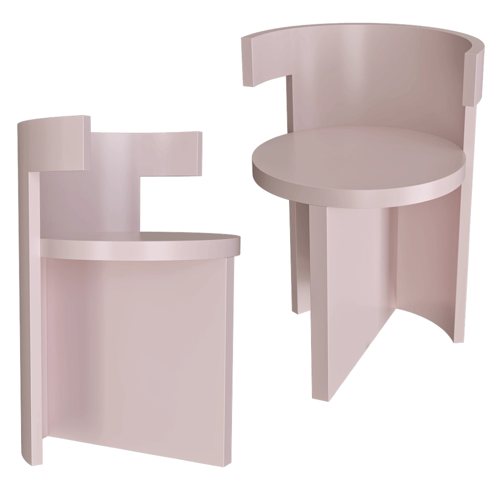 Serax – Stool lila Boho 3D Model Serax – Stool lila Boho 3D Model