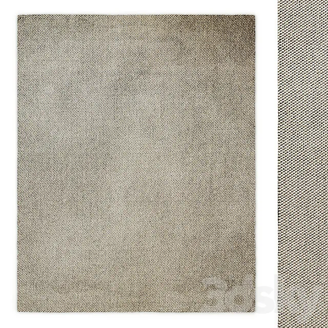 Sereno Handwoven Sisal Rug RH 3D Model Sereno Handwoven Sisal Rug RH 3D Model