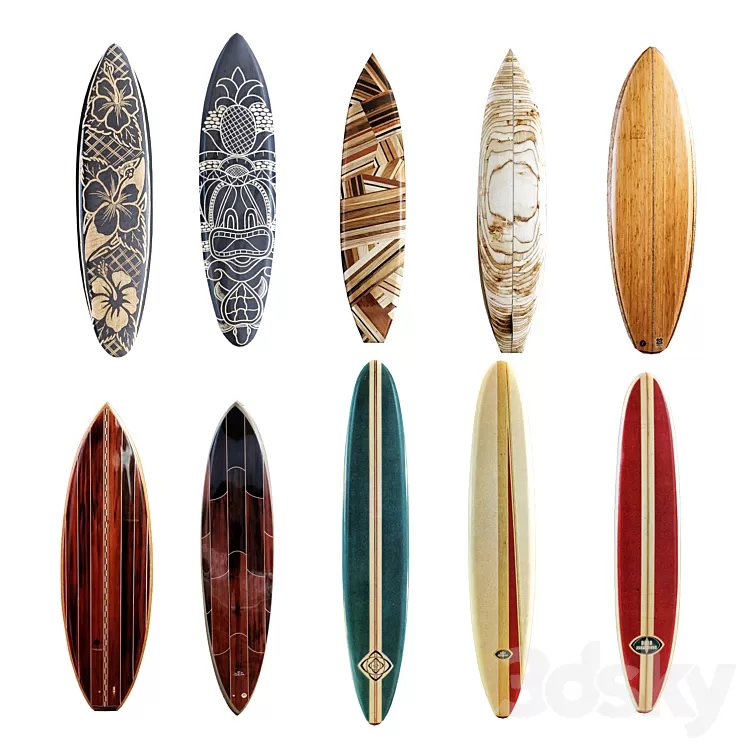 Serfboards 2 3D Model