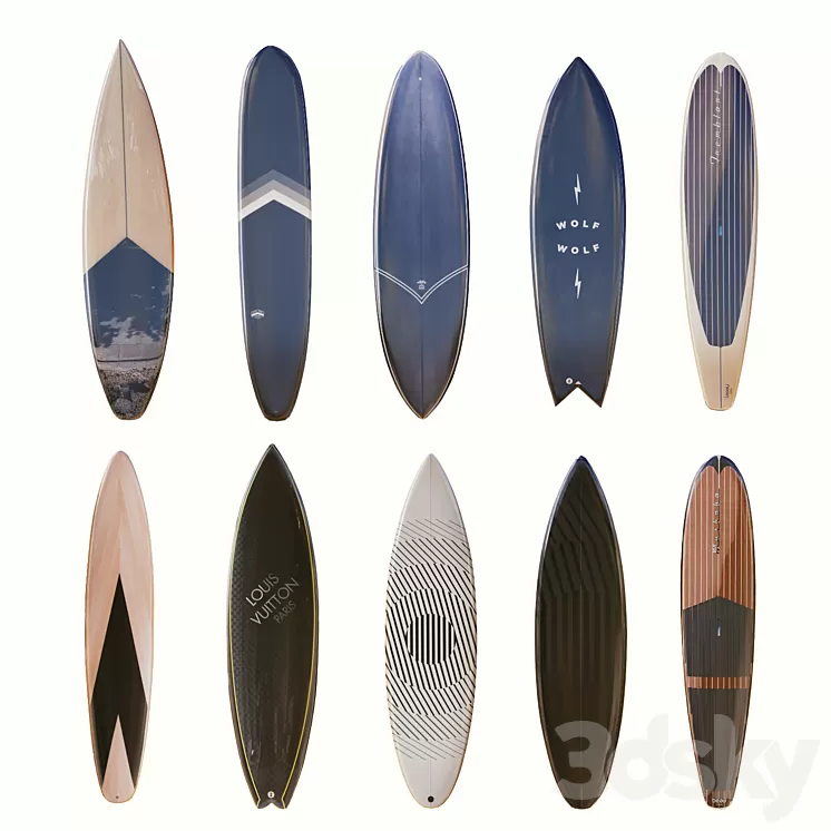 Serfboards 3 3D Model