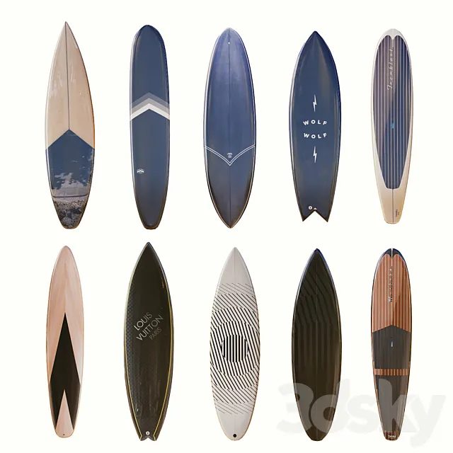 Serfboards 3 3DModel