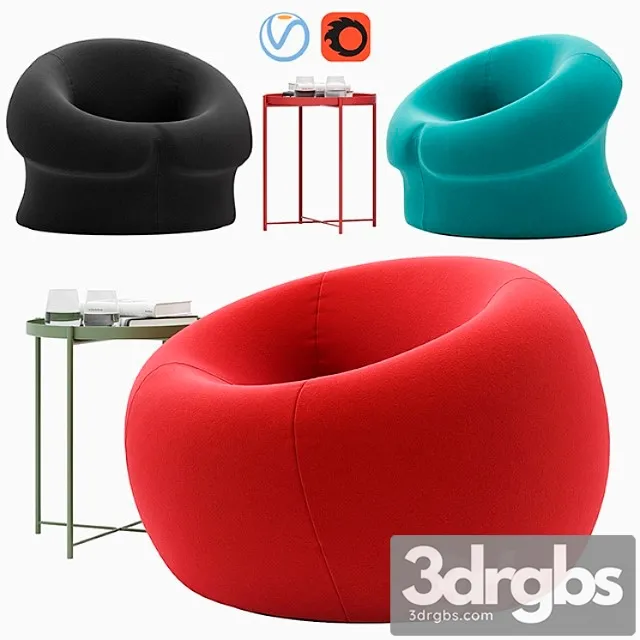 Serie Up 2000 Armchairs 1 3D Model Download Serie Up 2000 Armchairs 1 3D Model Download