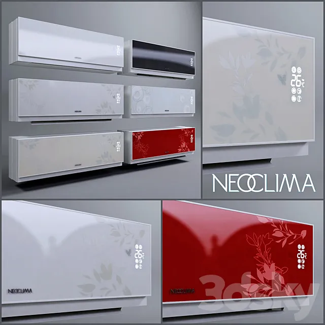 Series of air conditioners NeoArt “Neoclima” 3DModel