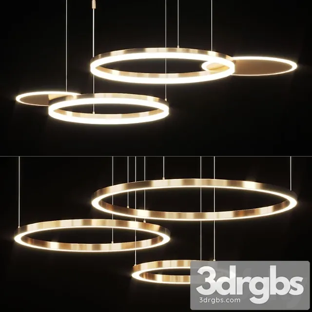 Series of led ring light combinations 3D Model Download Series of led ring light combinations 3D Model Download