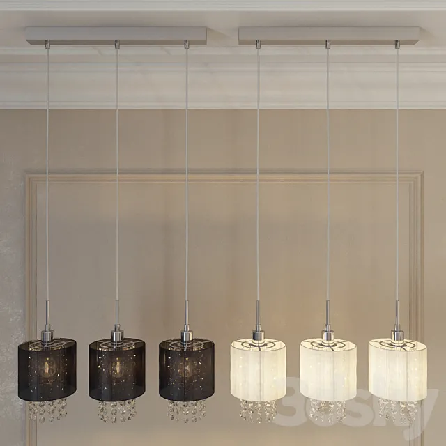 Series pendant Italux Astra 3DModel Series pendant Italux Astra 3DModel