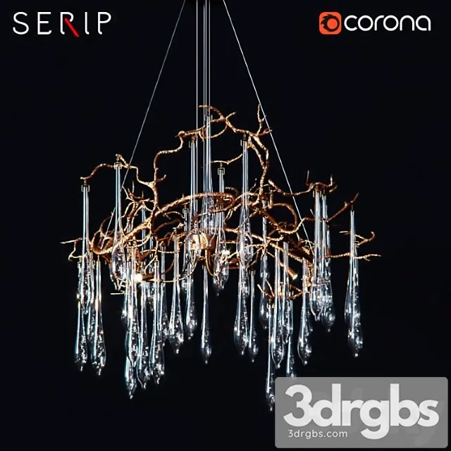 Serip Aqua Ct3258 8 Chandelier 3D Model Download Serip Aqua Ct3258 8 Chandelier 3D Model Download