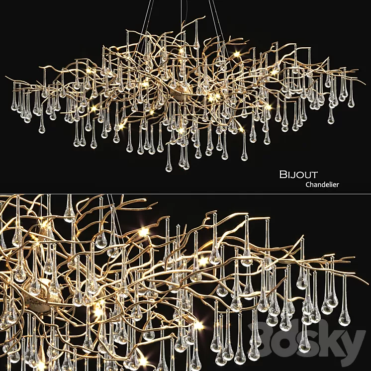 Serip Bijout Chandelier 2 3D Model Serip Bijout Chandelier 2 3D Model