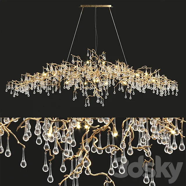 Serip Bijout Chandelier 3 3D Model
