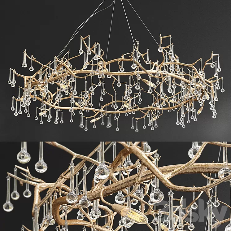 Serip Bijout Ring Chandelier – New Style 3D Model