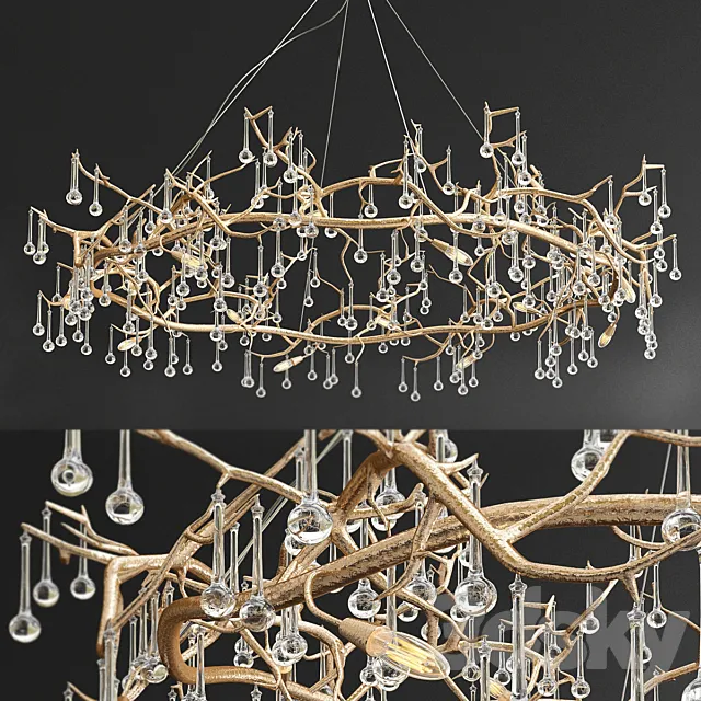 Serip Bijout Ring Chandelier – New Style 3DModel