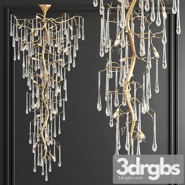 Serip Glamor Chandelier 3D Model Download Serip Glamor Chandelier 3D Model Download