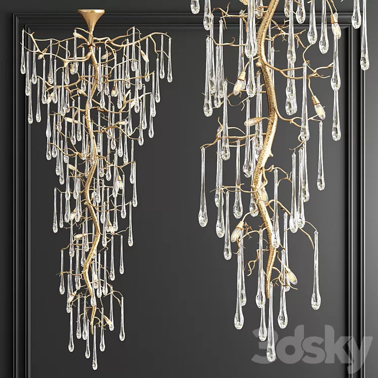 Serip Glamor Chandelier 3D Model Serip Glamor Chandelier 3D Model