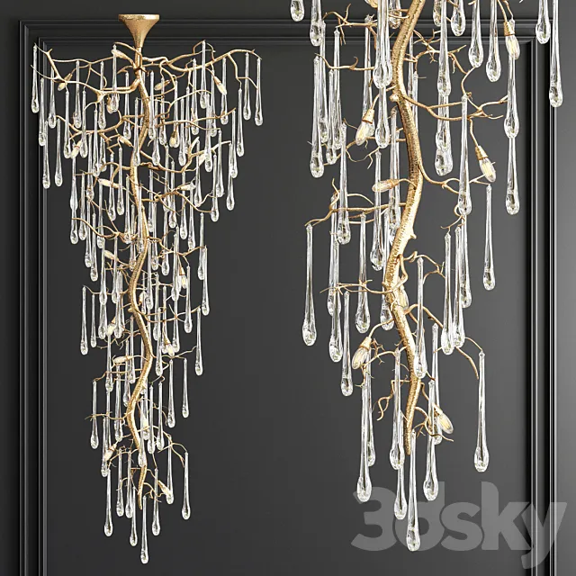 Serip Glamor Chandelier 3DModel