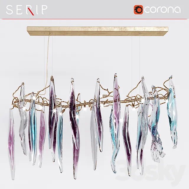 Serip Waterfall ct3383 _ 9 3DModel