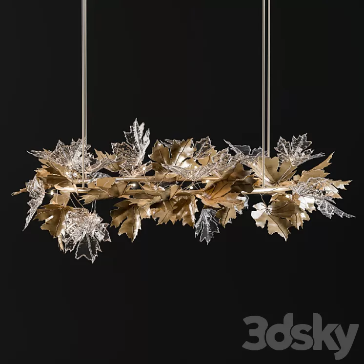 Seripi pendant leaves 3D Model Seripi pendant leaves 3D Model