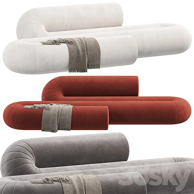 SERPENTINE Sofa by DANTE – Goods And Bads 3DModel SERPENTINE Sofa by DANTE – Goods And Bads 3DModel