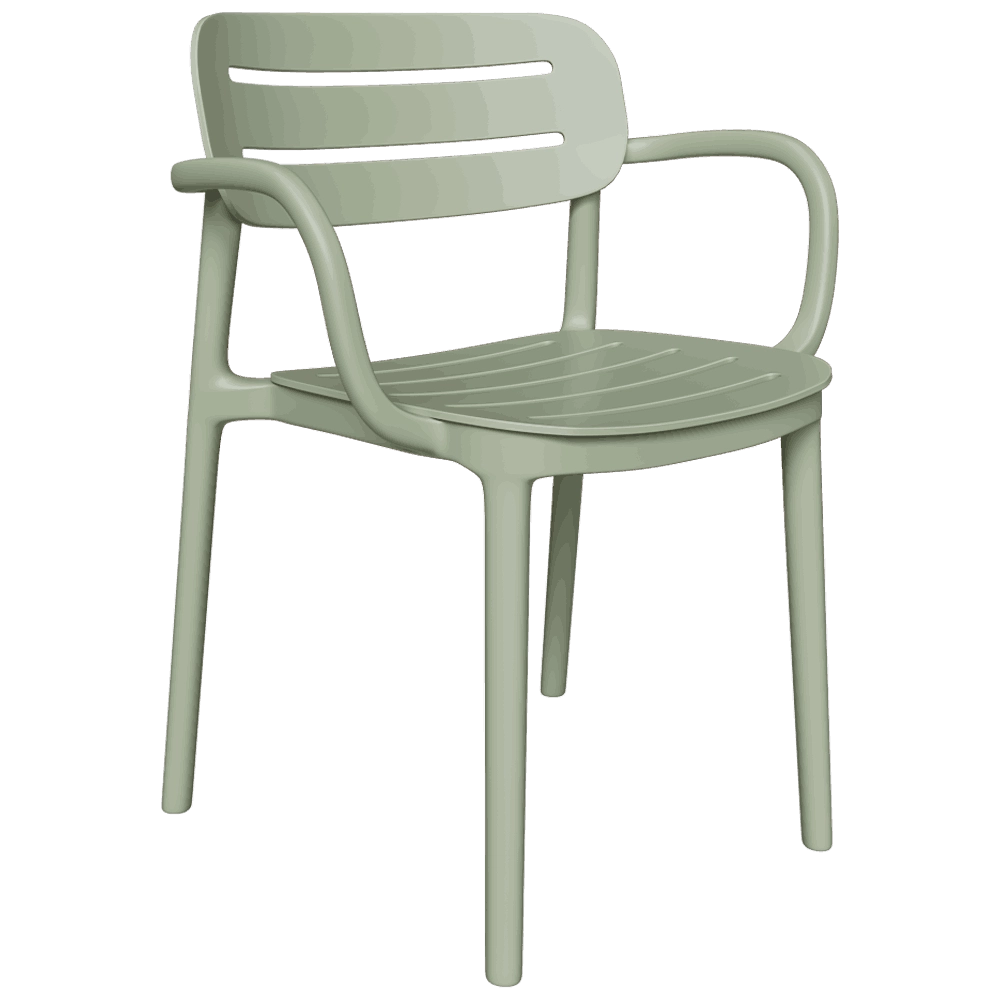 Serralunga – Armchair Croisette Set of 4 3D Model