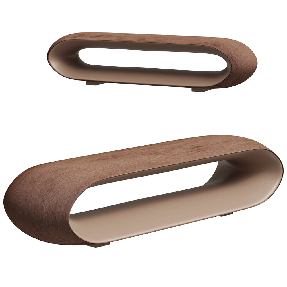 Serralunga – Bench Loop Moleskin 3D Model