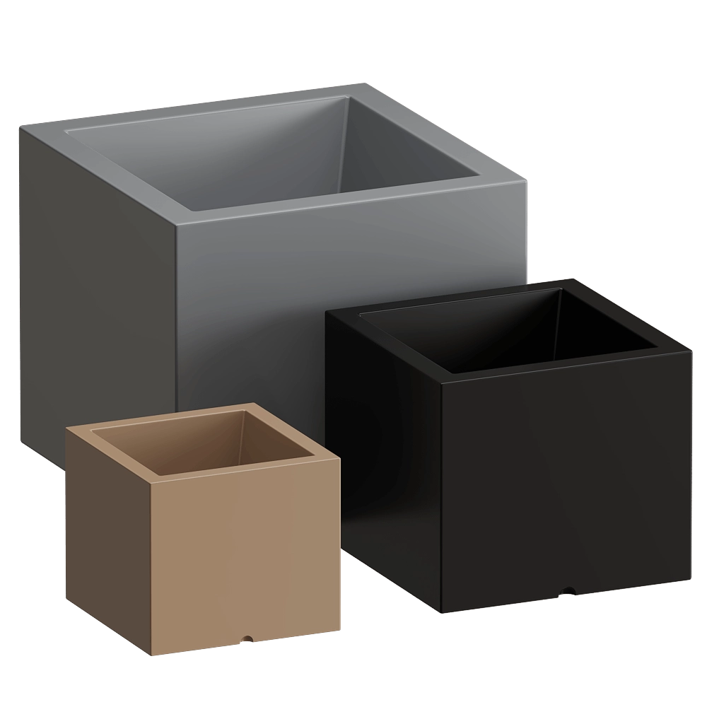 Serralunga – Planter Cubotti Deep 3D Model