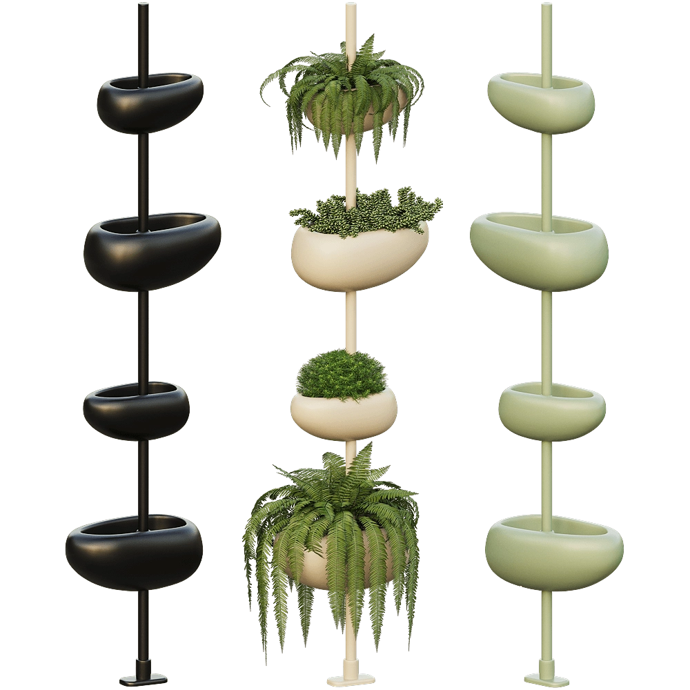 Serralunga – Planter Greenpills 3D Model