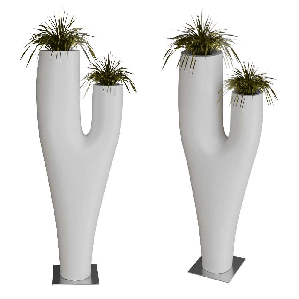 Serralunga – Planter Missed Tree II 3D Model Serralunga – Planter Missed Tree II 3D Model