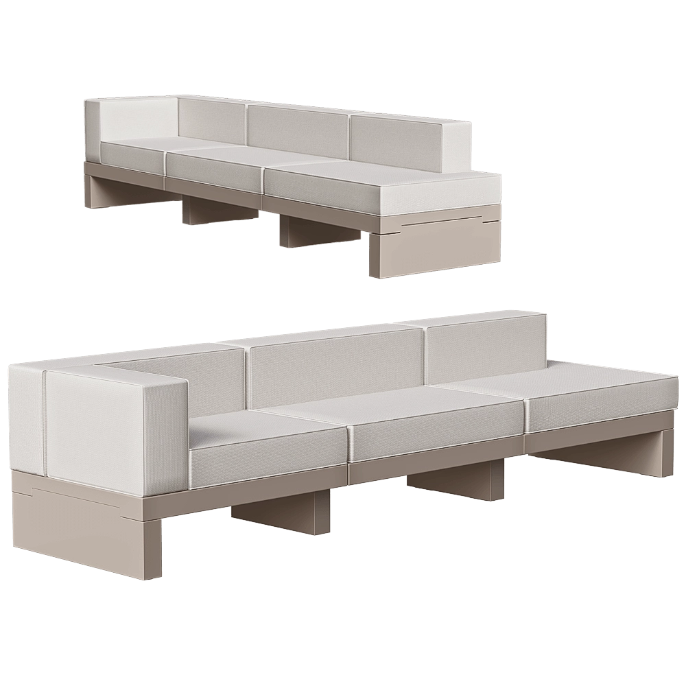 Serralunga – Sofa Hour 3D Model