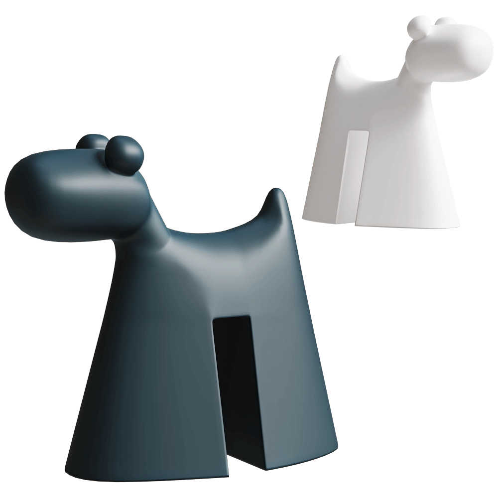 Serralunga – Stool Doggy 3D Model