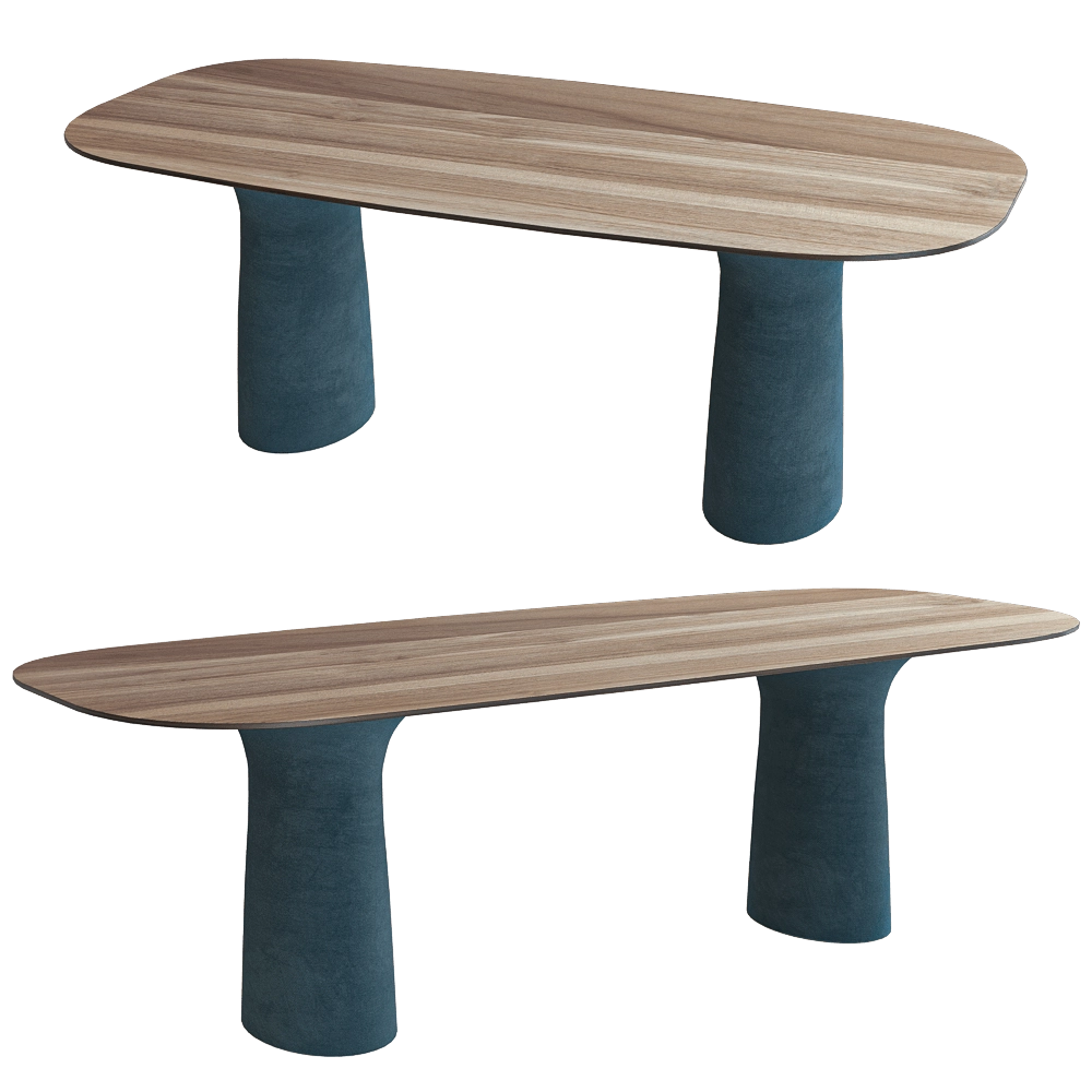 Serralunga – Table Duetto Moleskin 3D Model Serralunga – Table Duetto Moleskin 3D Model