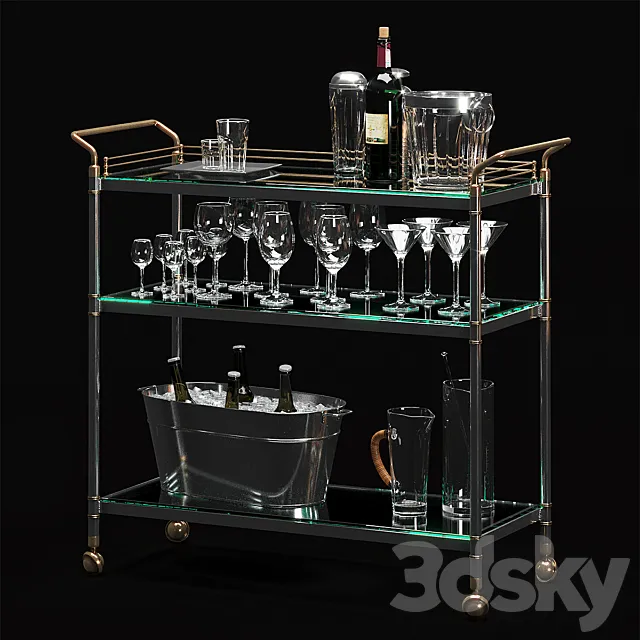 Service table 3DModel