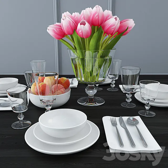 serving 3 3DModel serving 3 3DModel