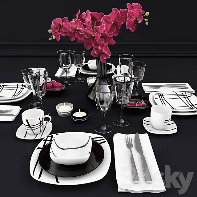 serving Luminarc 3D Model serving Luminarc 3D Model