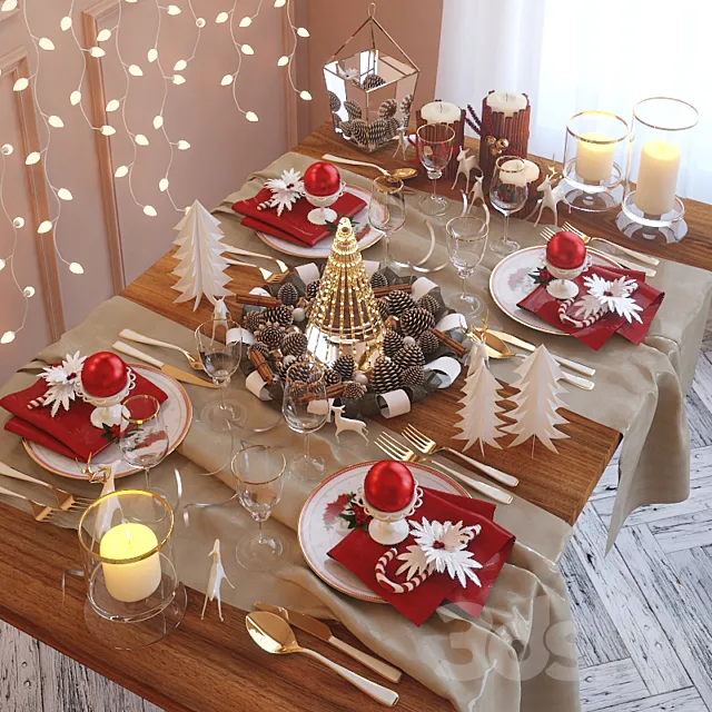 Serving table 7 3D Model