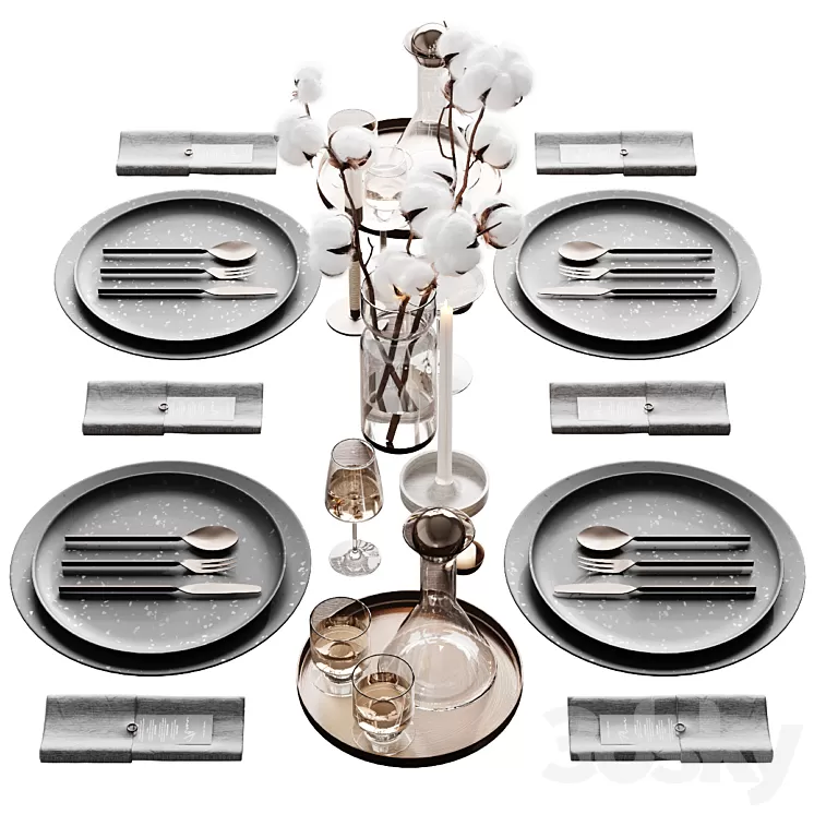 Servirovka 6 3D Model Free Download Servirovka 6 3D Model Free Download