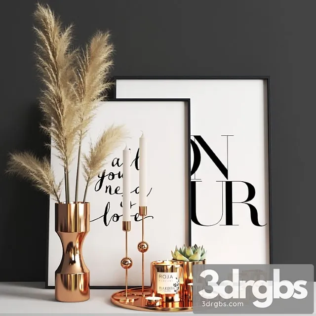 Set 217 Brass 3D Model Download Set 217 Brass 3D Model Download